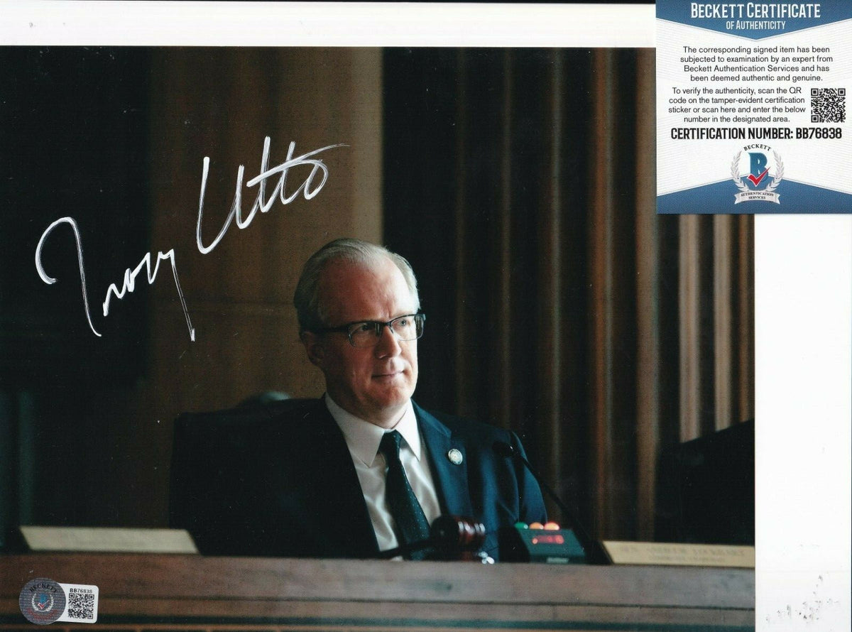 TRACY LETTS signed (HOMELAND) autographed 8X10 photo BECKETT BB76838