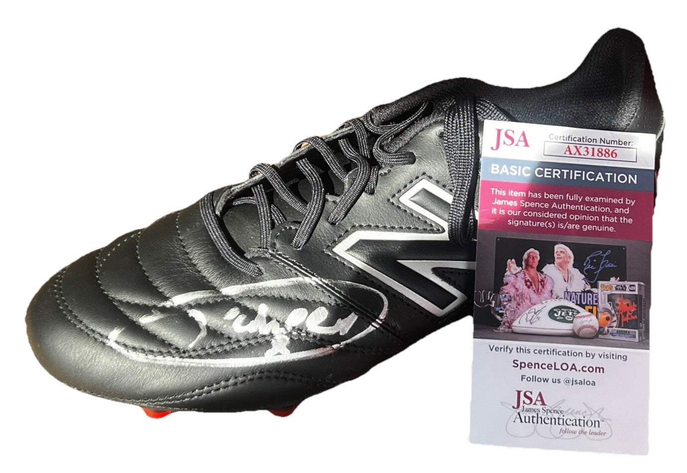 RAHEEM STERLING  Signed (Chelsea) Arsenal Soccer Shoe Cleat Boot JSA AX31886