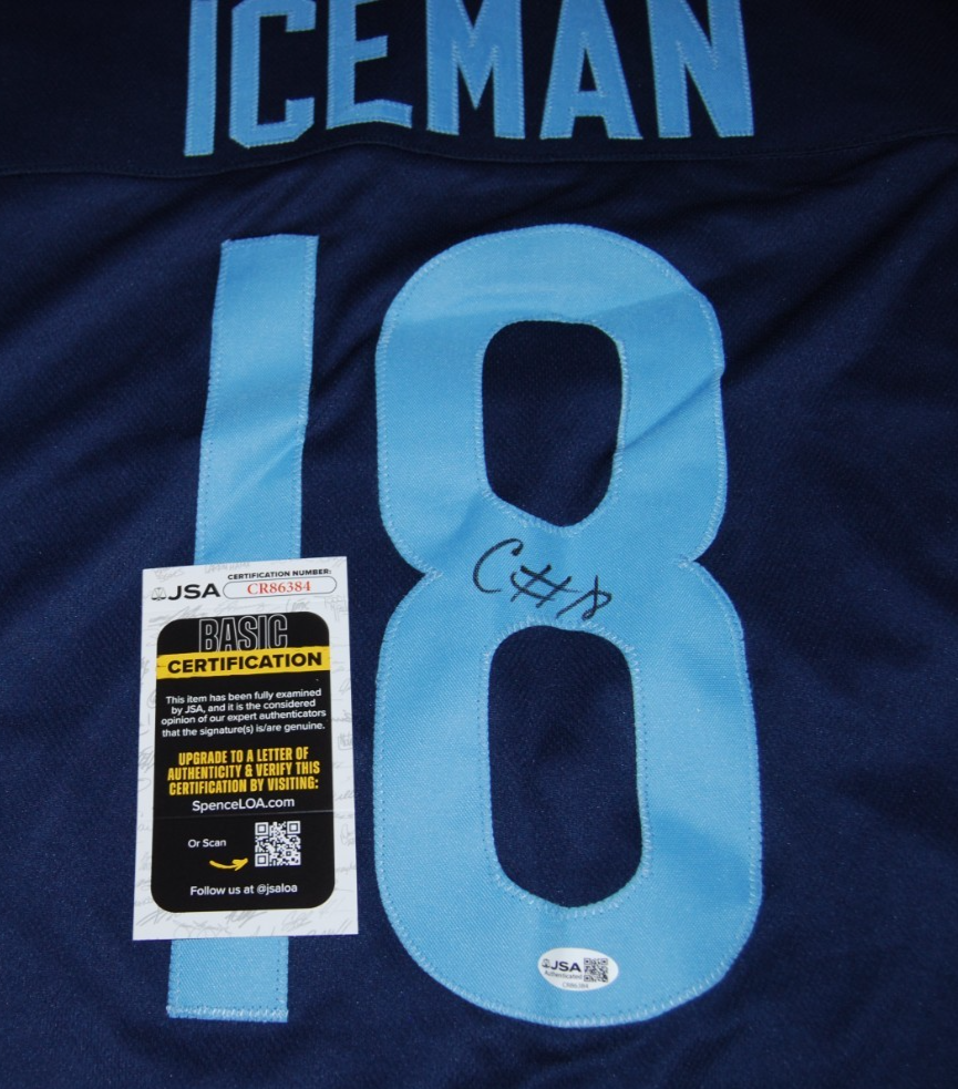 CALEB WILLIAMS signed (CHICAGO BEARS) Custom XL football jersey JSA CR86384