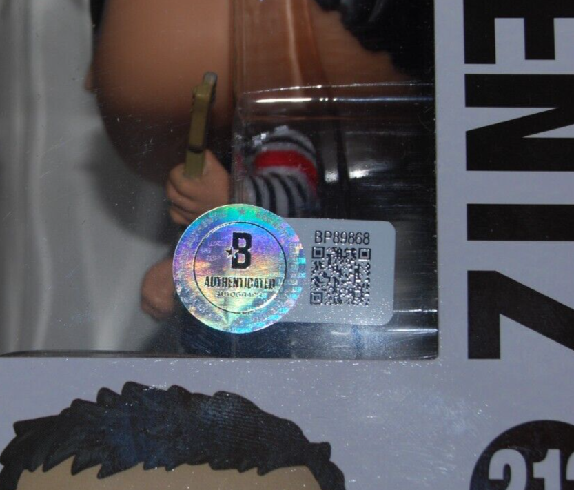 PETE WENTZ signed (FALL OUT BOY) Funko Pop Rocks #212 BECKETT BAS BP89868