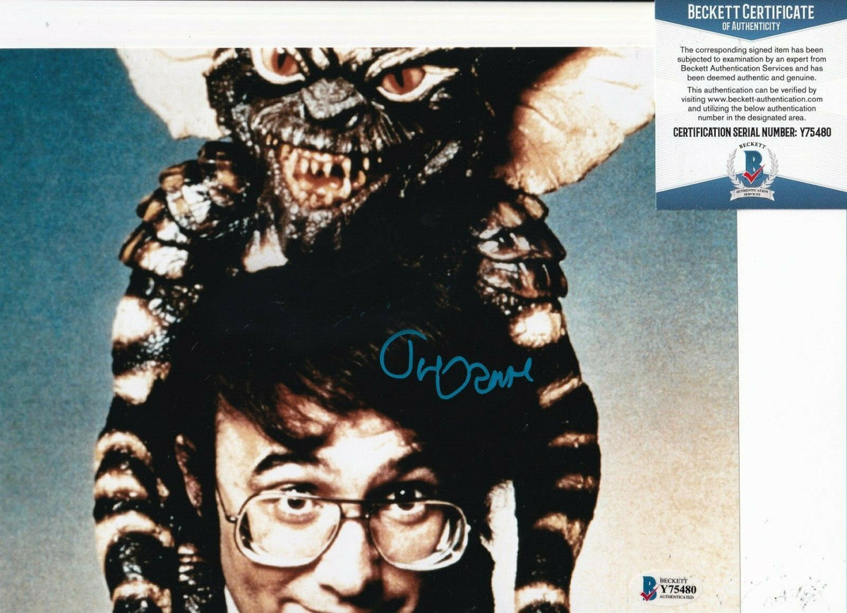 JOE DANTE signed (GREMLINS) Movie Director 8X10 photo BECKETT BAS Y75480