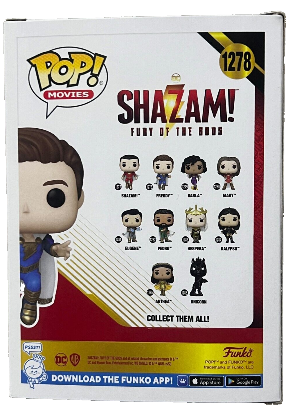 JACK DYLAN GRAZER signed (SHAZAM) Freddy 1278 Funko Pop #541 BECKETT BAS BP59514