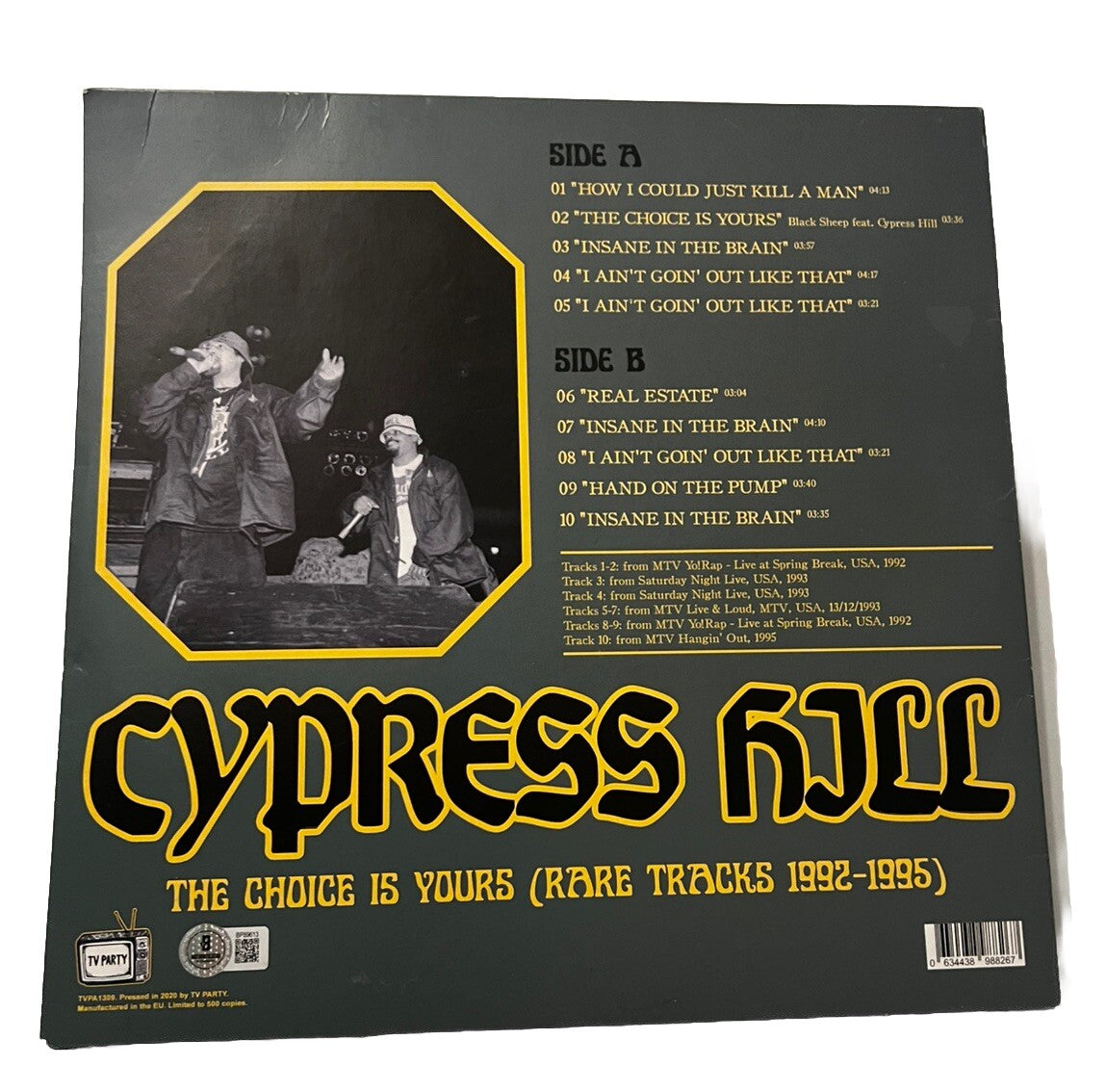 Cypress Hill Signed (The Choice Is Yours) Vinyl Record Album BECKETT BP89613