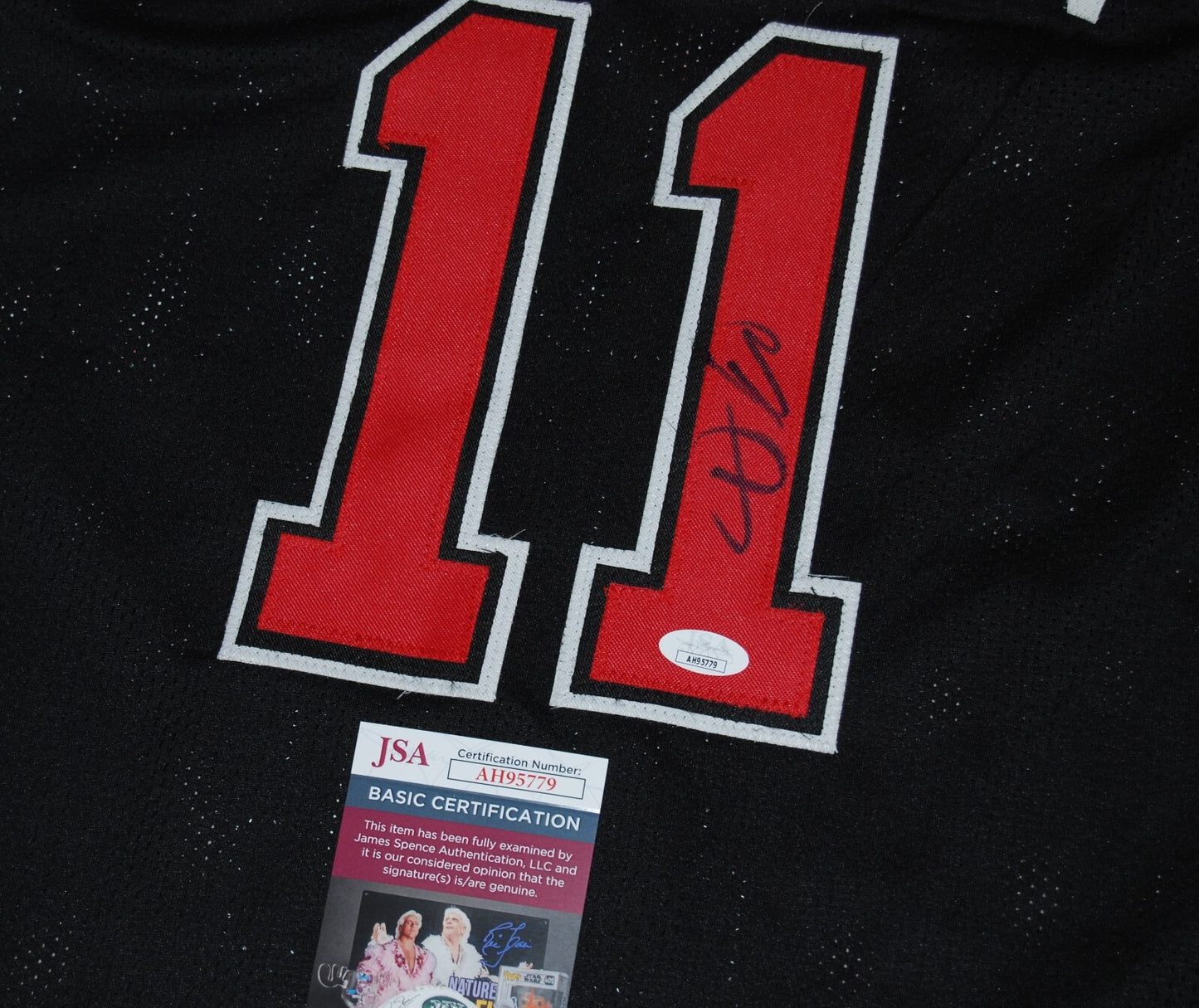 DEMAR DEROZAN signed (CHICAGO BULLS) Black custom Basketball jersey JSA AH95779