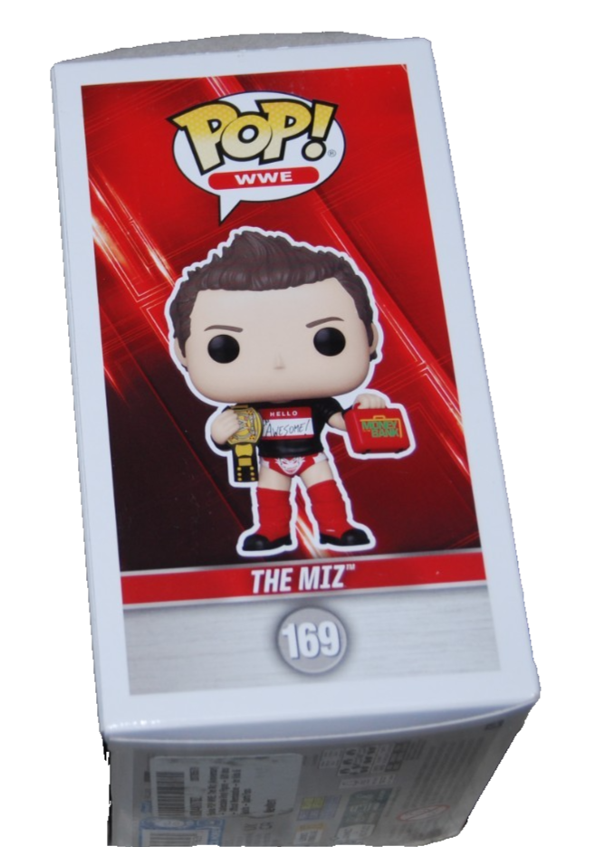 MICHAEL MIZANIN signed THE MIZ Money in the Bank Funko pop #169 BECKETT BU41125