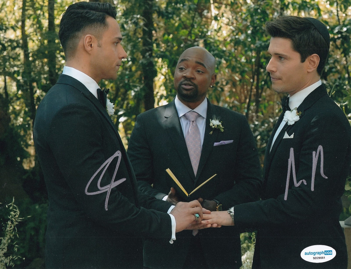 RONEN RUBINSTEIN & RAFAEL SILVA signed (9-1- 1 LONE STAR)8X10 photo ACOA SD29561