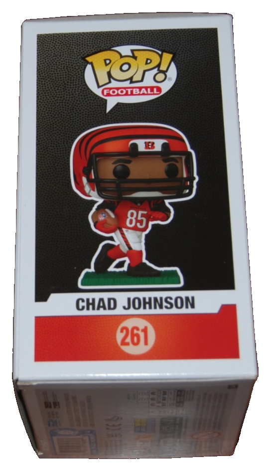 CHAD JOHNSON signed (CINCINNATI BENGALS) #261 NFL Football Funko Pop BECKETT BAS