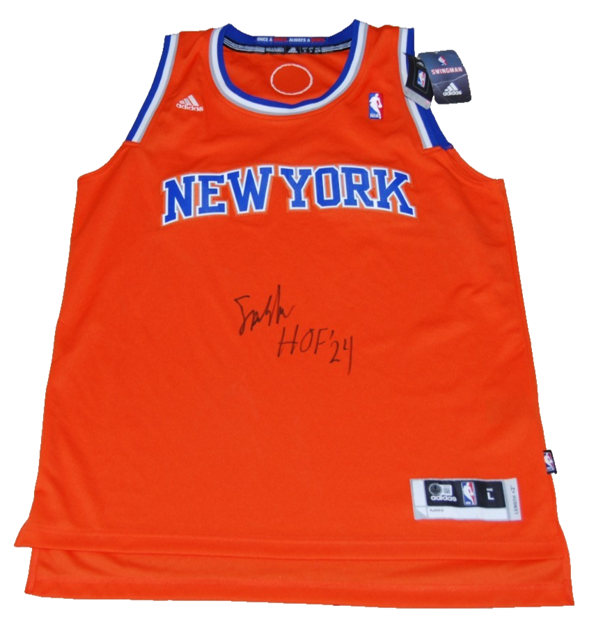 SPIKE LEE signed (NEW YORK KNICKS) Adidas Swingman jersey BECKETT BAS BW61032