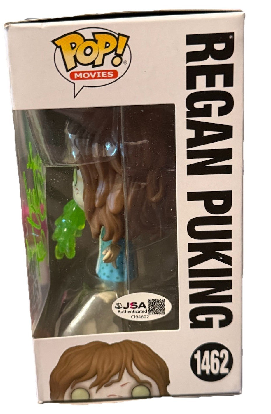 LINDA BLAIR signed (THE EXORCIST) #1462 Regan Puking Funko Pop JSA CI94602