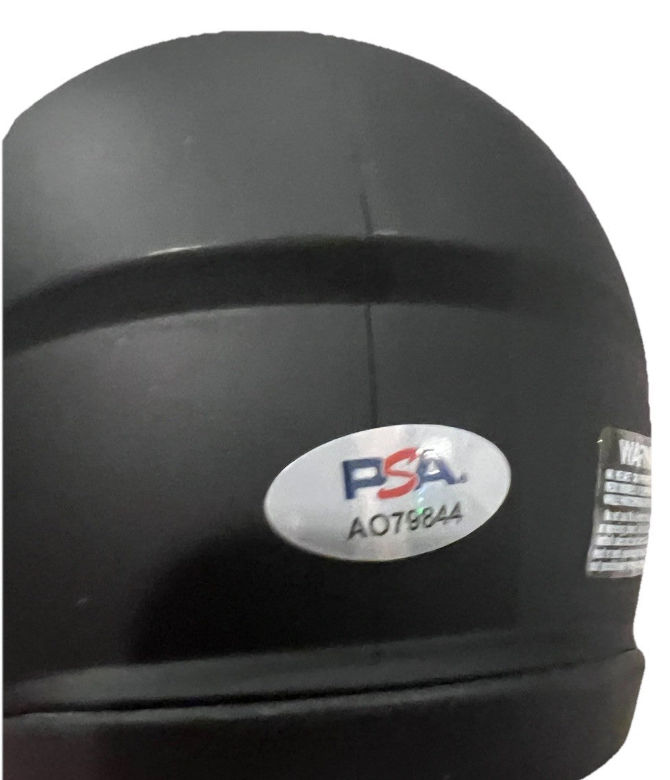 NATE MARSHALL signed (MICHIGAN WOLVERINES) mini football helmet PSA/DNA AO79844