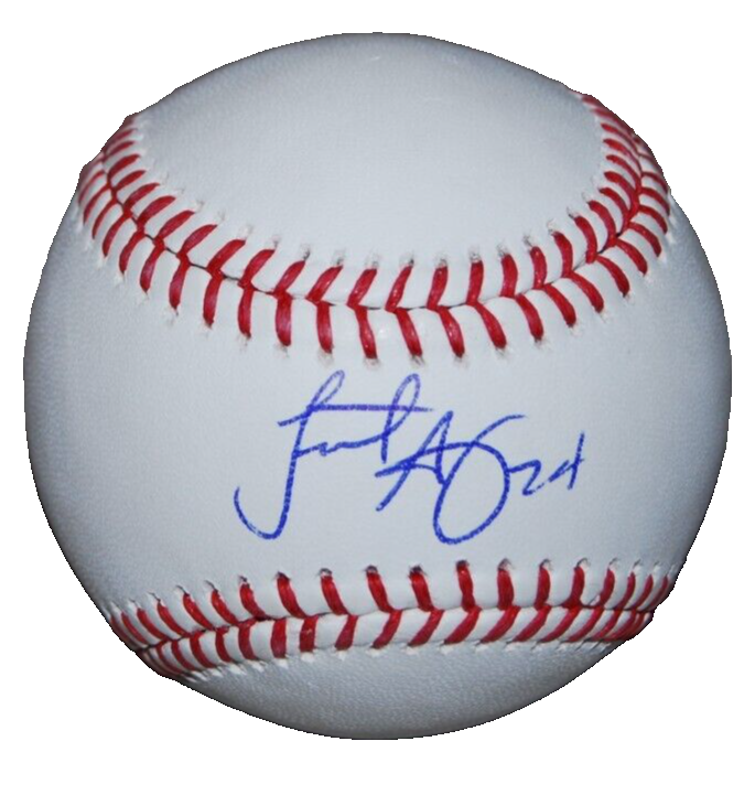TRISTON MCKENZIE signed (CLEVELAND GUARDIANS) OML baseball PSA/DNA AO25919