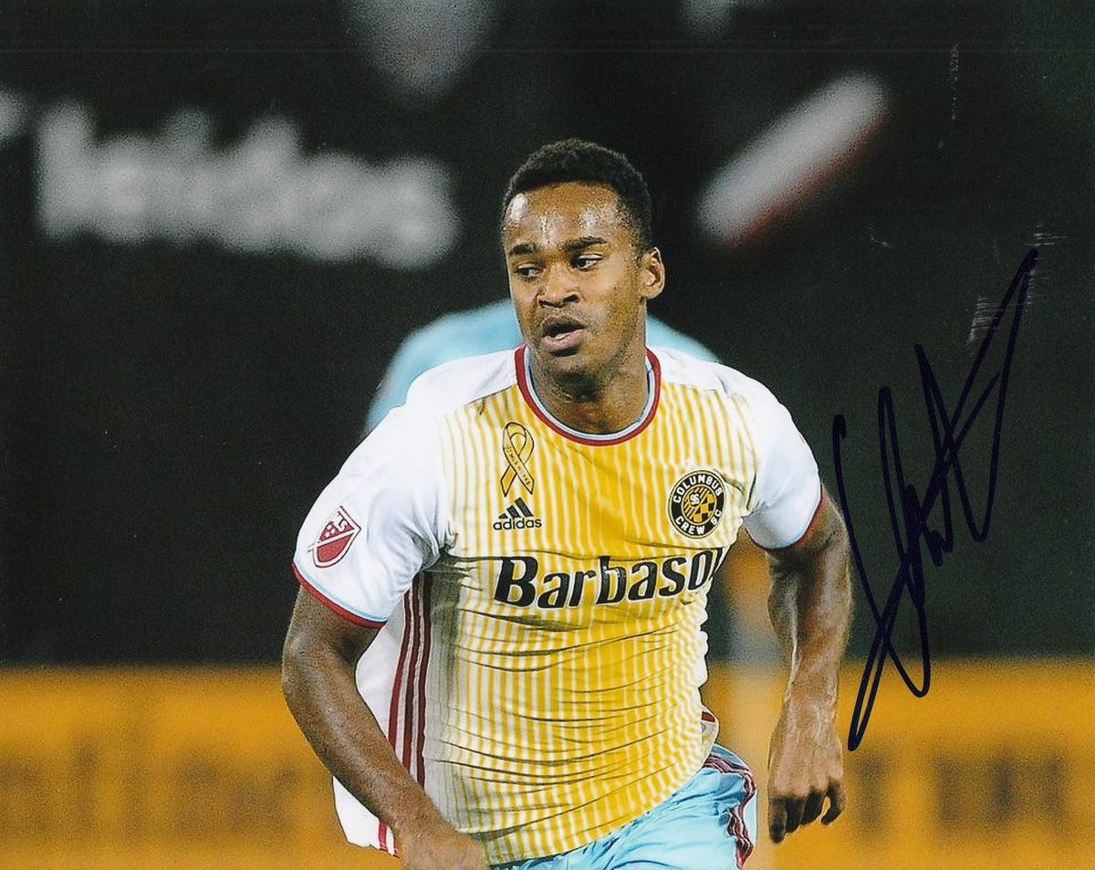 OLA KAMARA signed (COLUMBUS CREW) *LA GALAXY* SOCCER MLS 8X10 photo W/COA #3