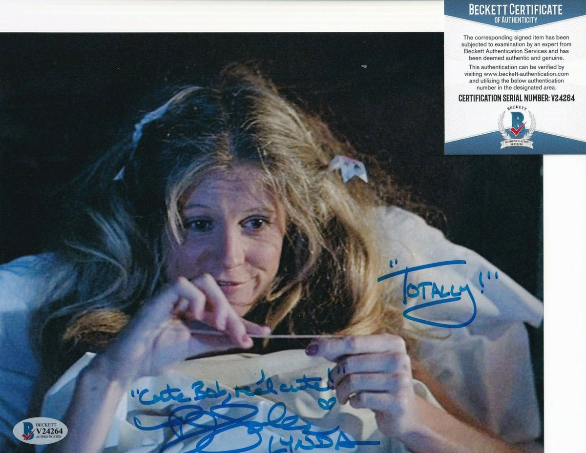 P.J. SOLES signed (HALLOWEEN) Movie autograph 8X10 photo BECKETT BAS V24264