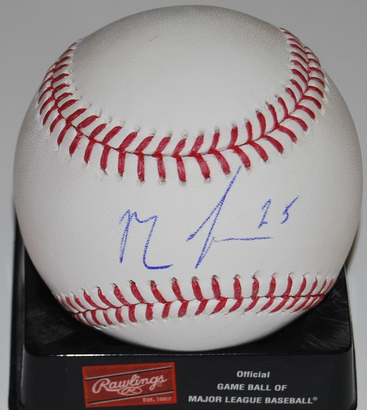 MATT THAISS signed (LOS ANGELS ANGELS) Official Major League baseball W/COA