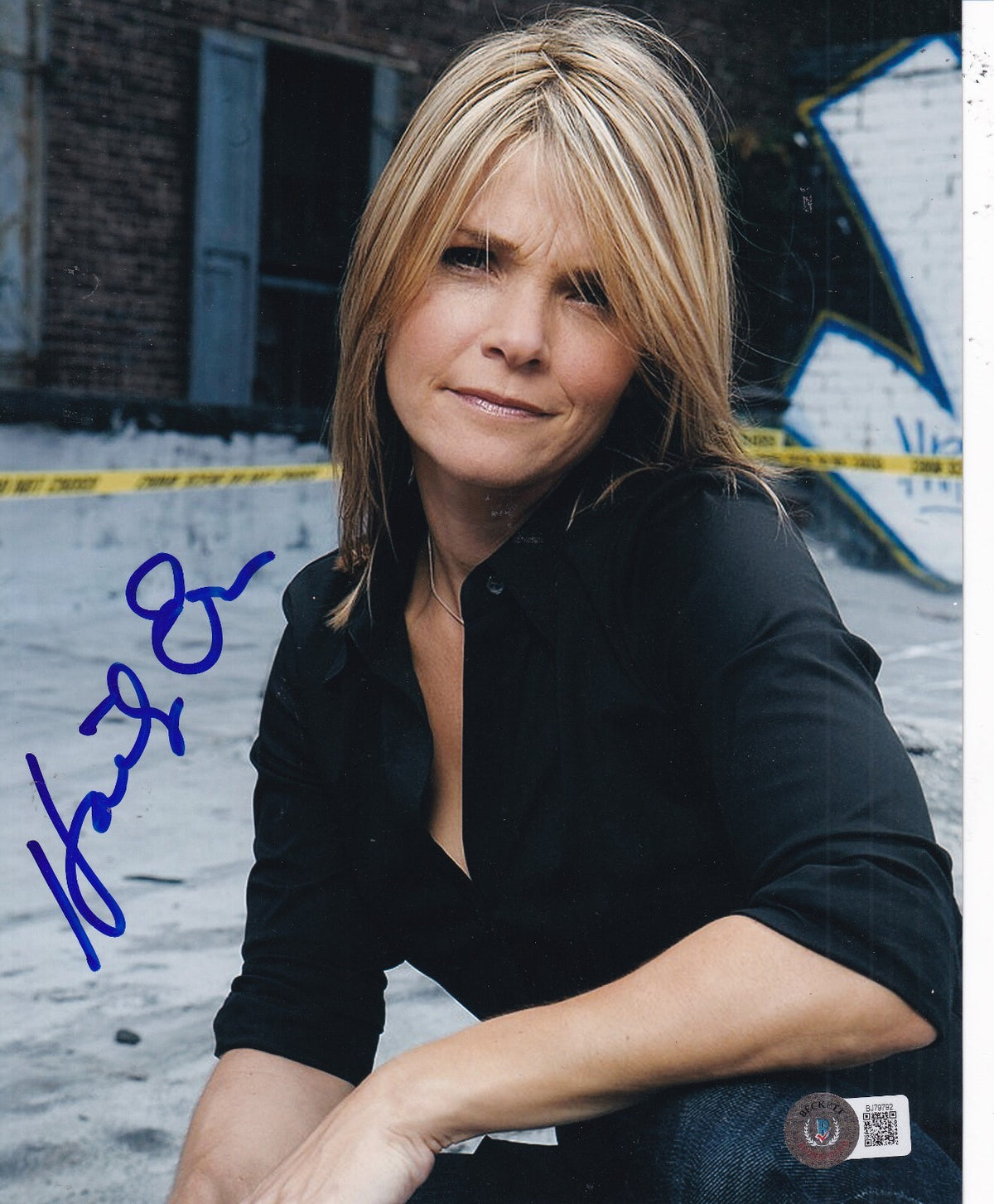 KATHRYN ERBE signed (LAW & ORDER CRIMINAL INTENT) 8X10 BECKETT BAS BJ79792