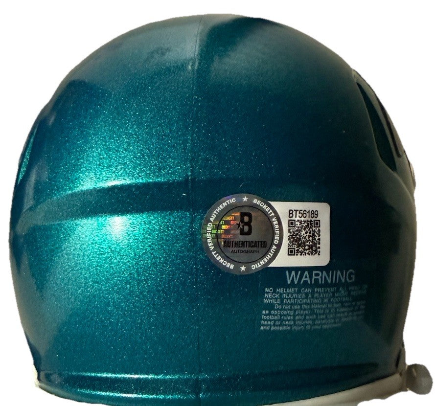 DUSTIN JOHNSON signed (Coastal Carolina University) mini helmet BECKETT BT56189
