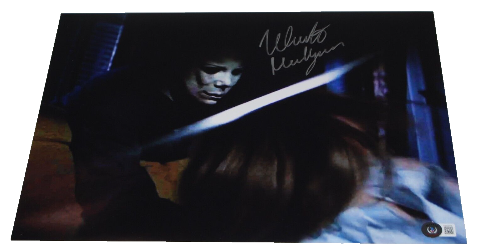NICK CASTLE signed (HALLOWEEN) Movie 11X14 Michael Myers BECKETT BAS 1W002735