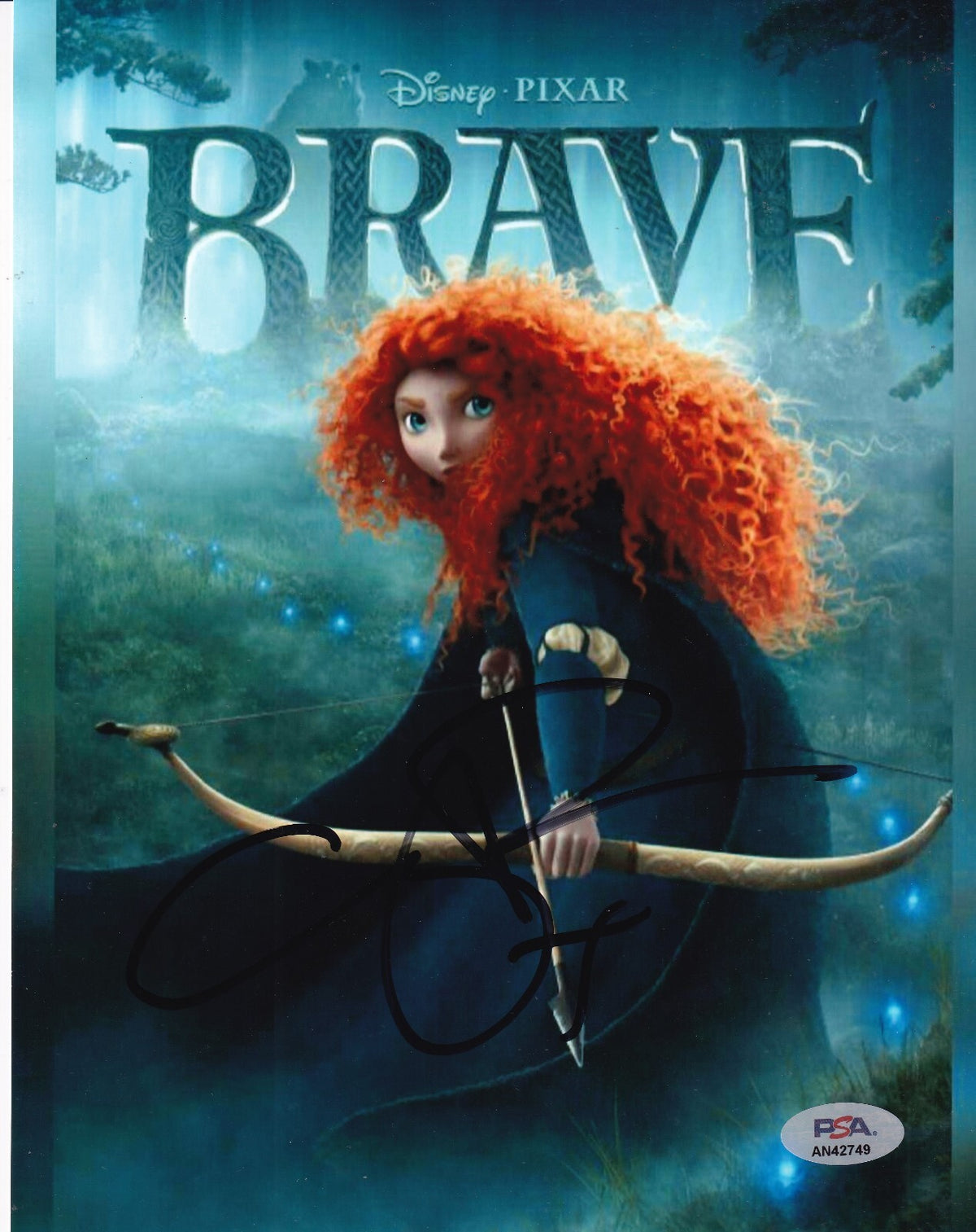 CRAIG FERGUSON signed (BRAVE) Disney Poster 8X10 photo PSA/DNA AN42749