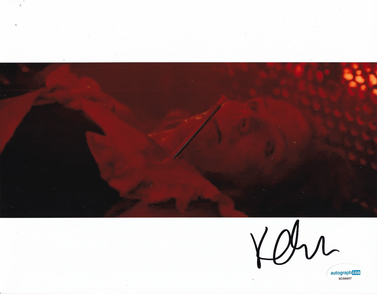 KAREN CLICHE signed (THANKSGIVING) Horror Movie Kathleen 8X10 photo ACOA SD86857