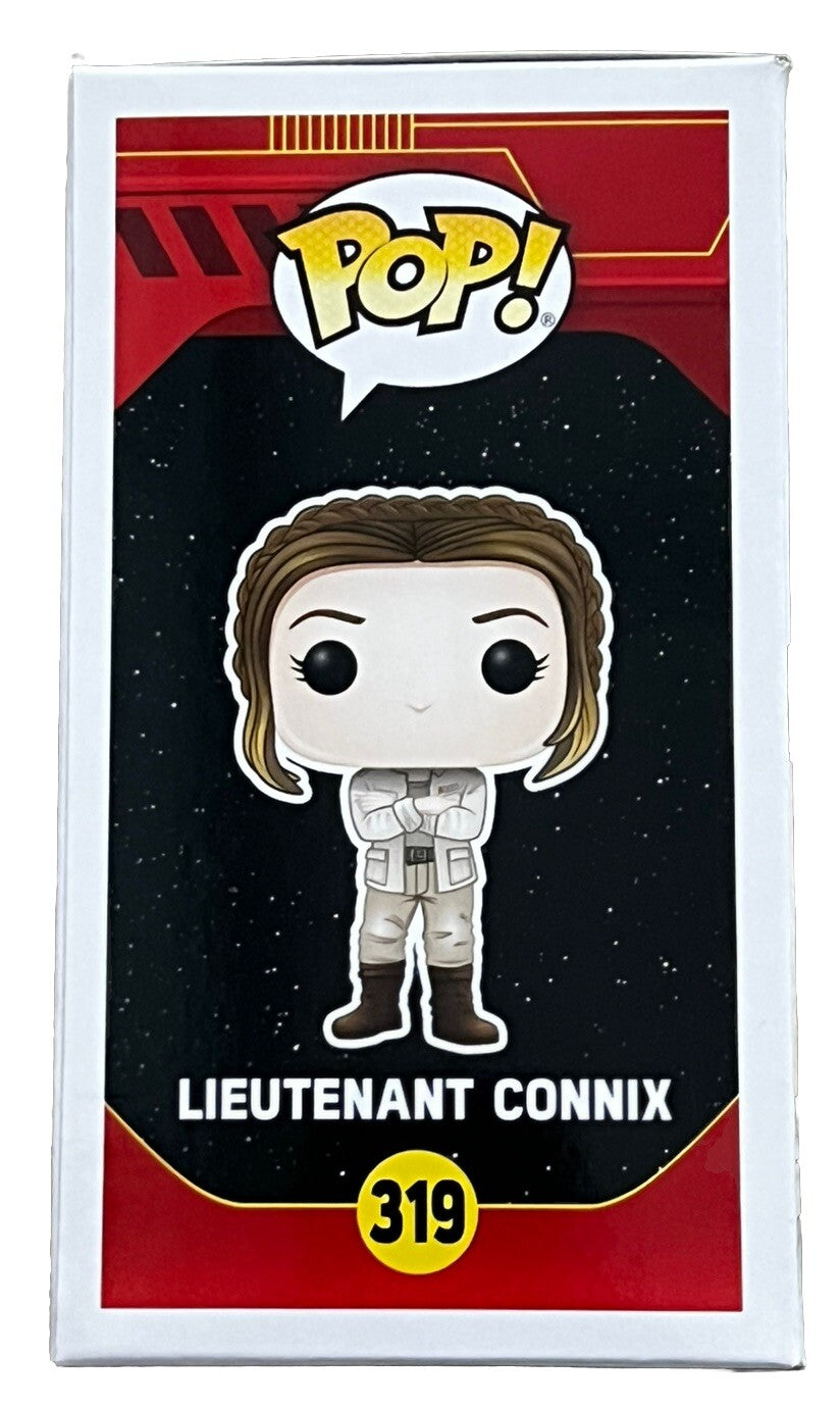 BILLIE LOURD signed (STAR WARS) Lieutenant Connix Funko Pop #319 PSA/DNA AO73828