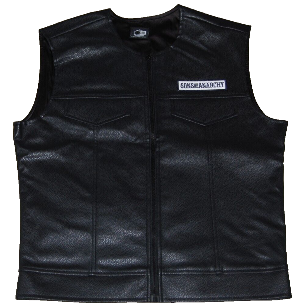 CHARLIE HUNNAM signed (SONS OF ANARCHY) SOA Jax Biker vest BECKETT BAS BR25919