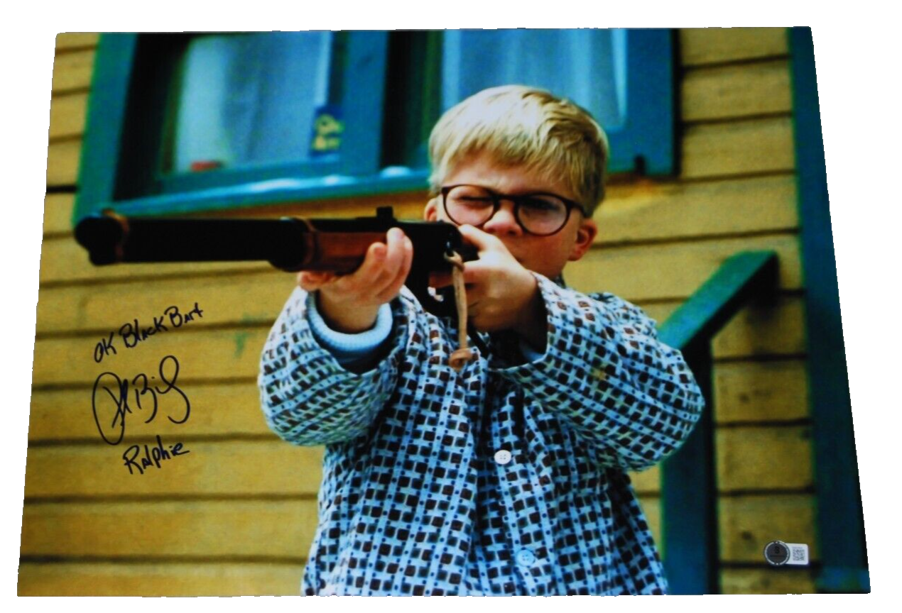 PETER BILLINGLSEY signed (A CHRISTMAS STORY) 16X20 photo BECKETT BAS BM02904