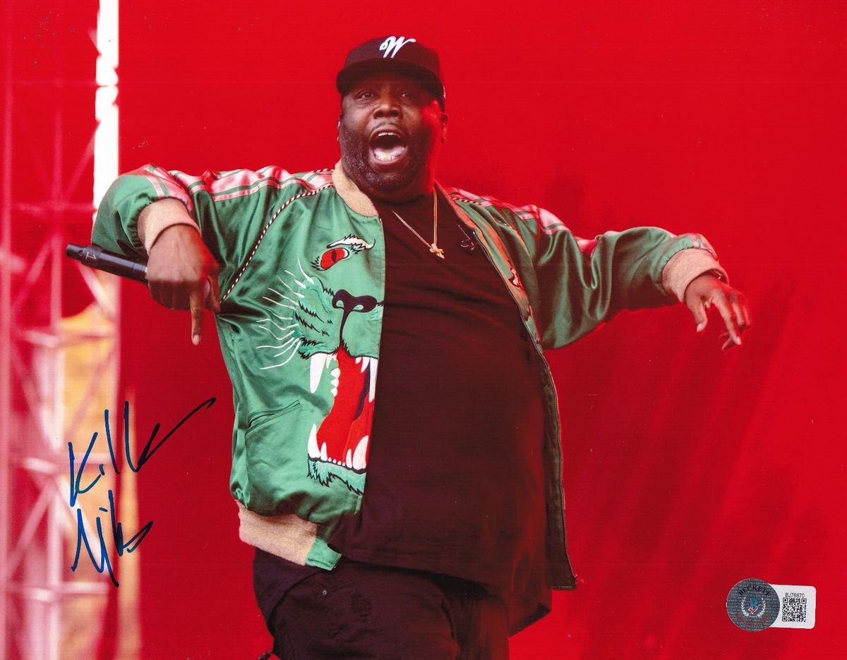 KILLER MIKE signed (DOWN BY THE LAW) RAPPER 8X10 photo BECKETT BAS BJ76670