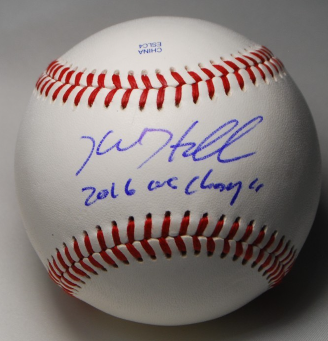 KYLE HENDRICKS signed (CHICAGO CUBS) ML Minor League baseball BECKETT BW61597
