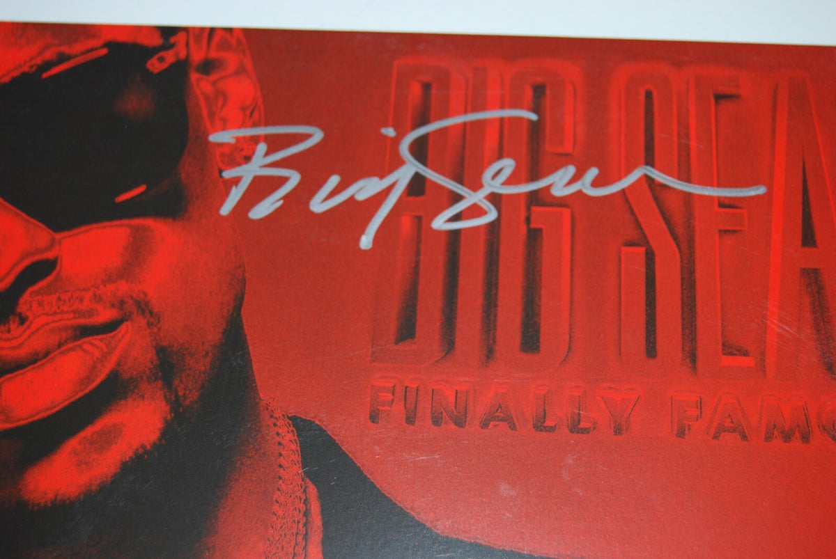 BIG SEAN signed (FINALLY FAMOUS) My Last Vinyl Record Album LP BECKETT BN71182