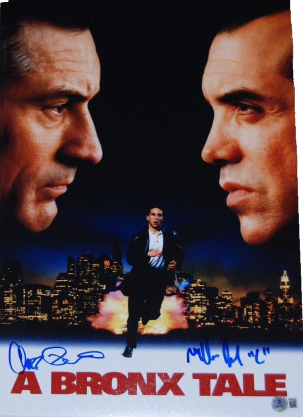 CHAZZ PALMINTERI and LILO BRANCATO signed (A BORNX TALE) MOVIE 12X18 Beckett
