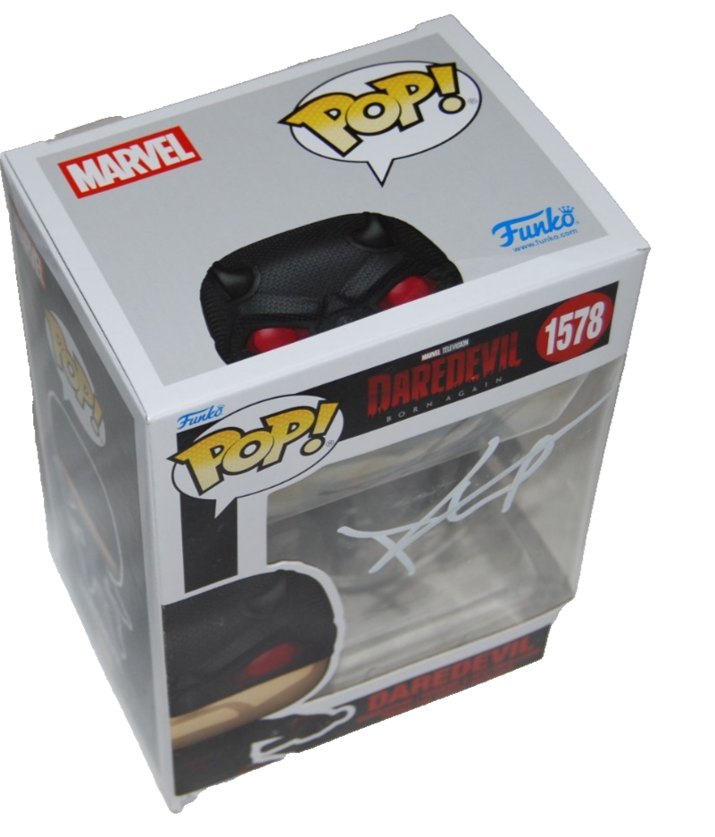 CHARLIE COX signed (DAREDEVIL) Marvel Funko Pop #1578 BECKETT BY085871
