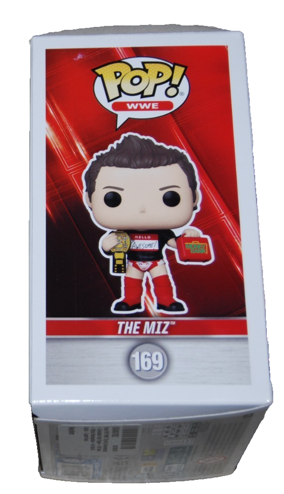 MICHAEL MIZANIN signed THE MIZ Money in the Bank Funko pop #169 BECKETT BU41126