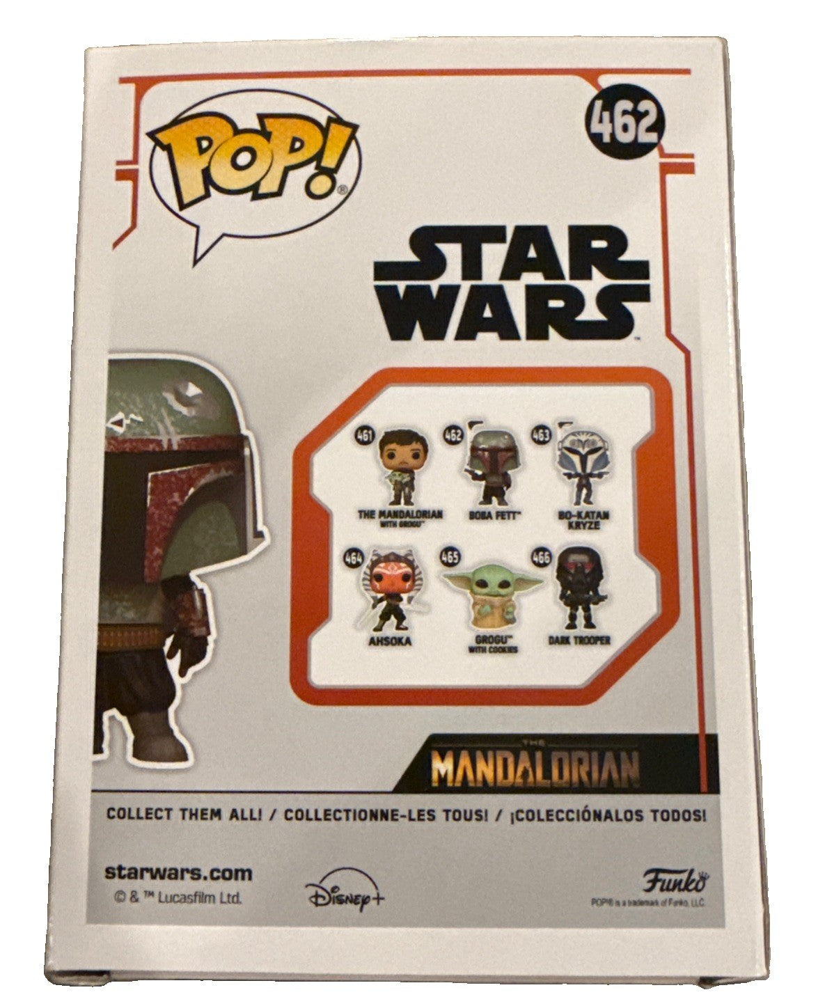 TEMUERA MORRISON signed (BOBA FETT) Mandalorian Funko Pop #462 JSA CK92743
