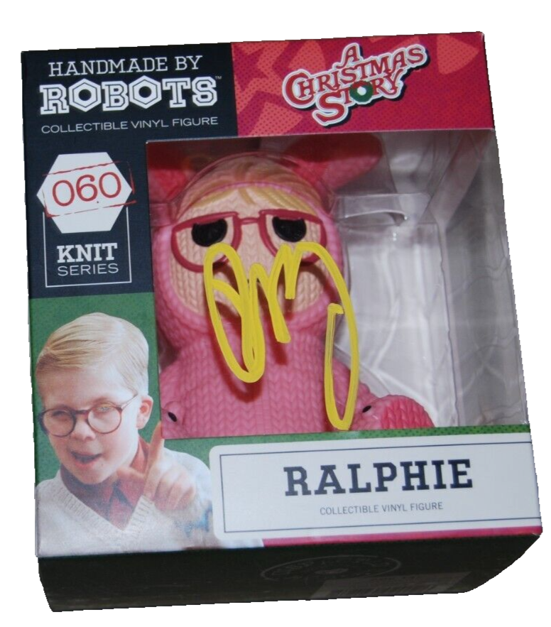 PETER BILLINGLSEY signed (A CHRISTMAS STORY) ROBOTS Figure BECKETT BR00353