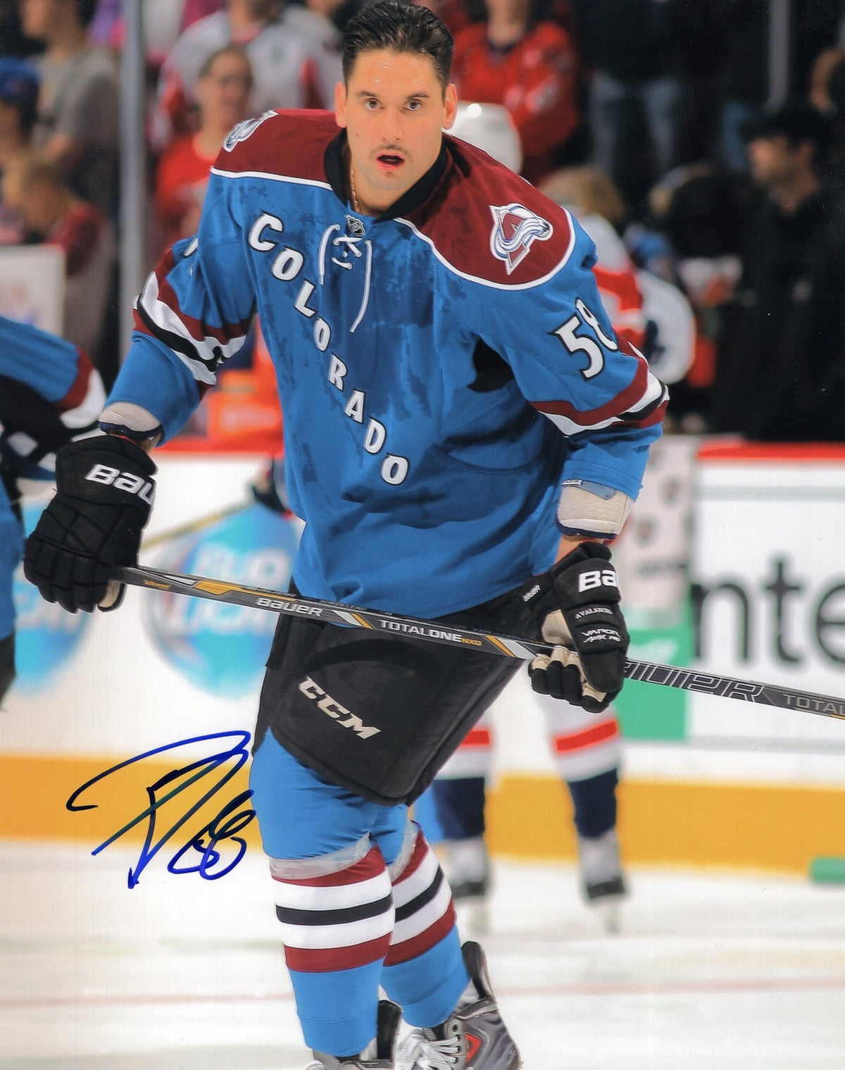 Patrick Bordeleau signed 8x10 Photo w/COA Colorado Avalanche Hockey #1