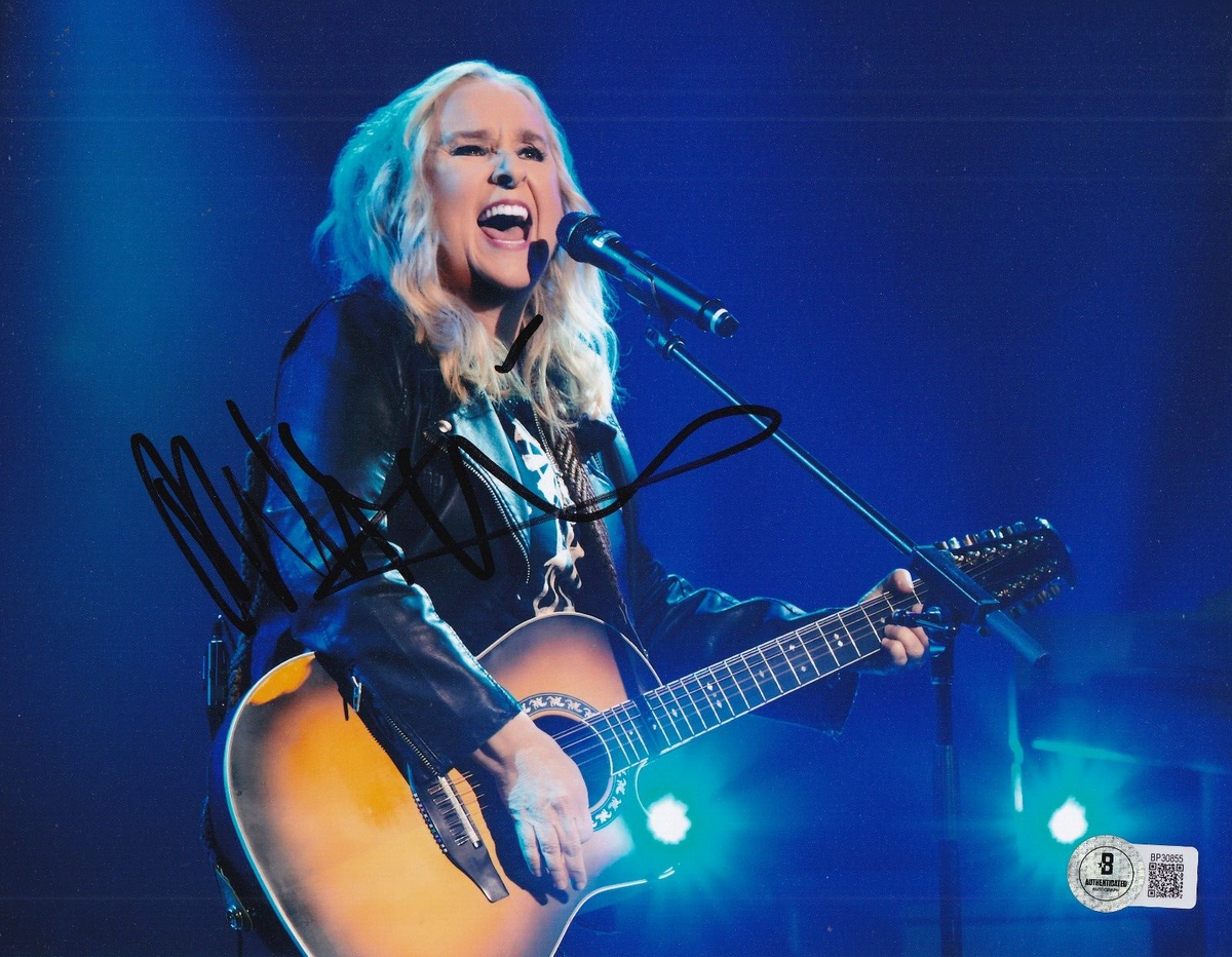 MELISSA ETHRIDGE signed (COME TO MY WINDOW) Music 8X10 photo BECKETT BP30855
