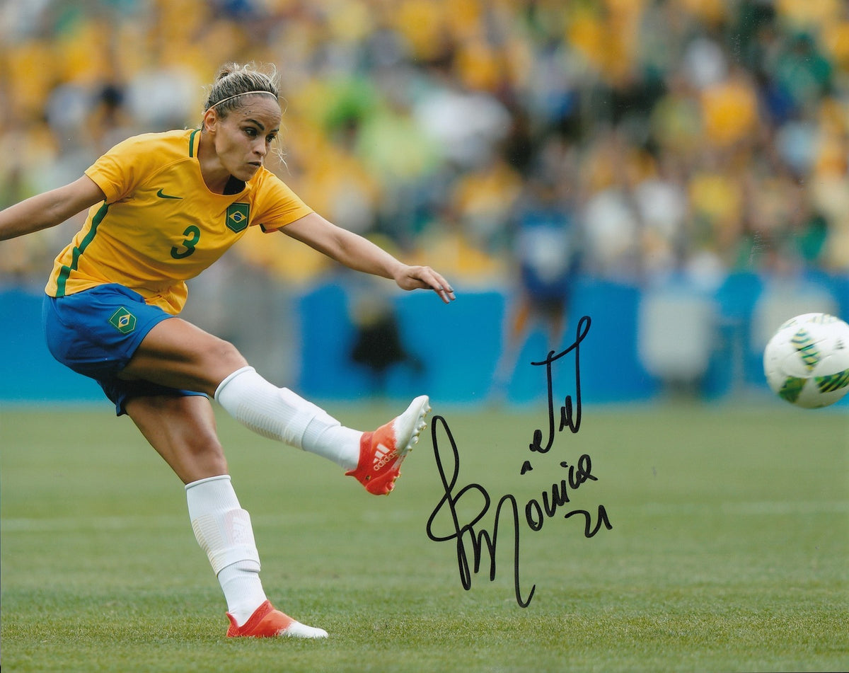 MONICA HICKMANN ALVES signed *ORLANDO PRIDE* BRASIL SOCCER 8X10 photo W/COA #1