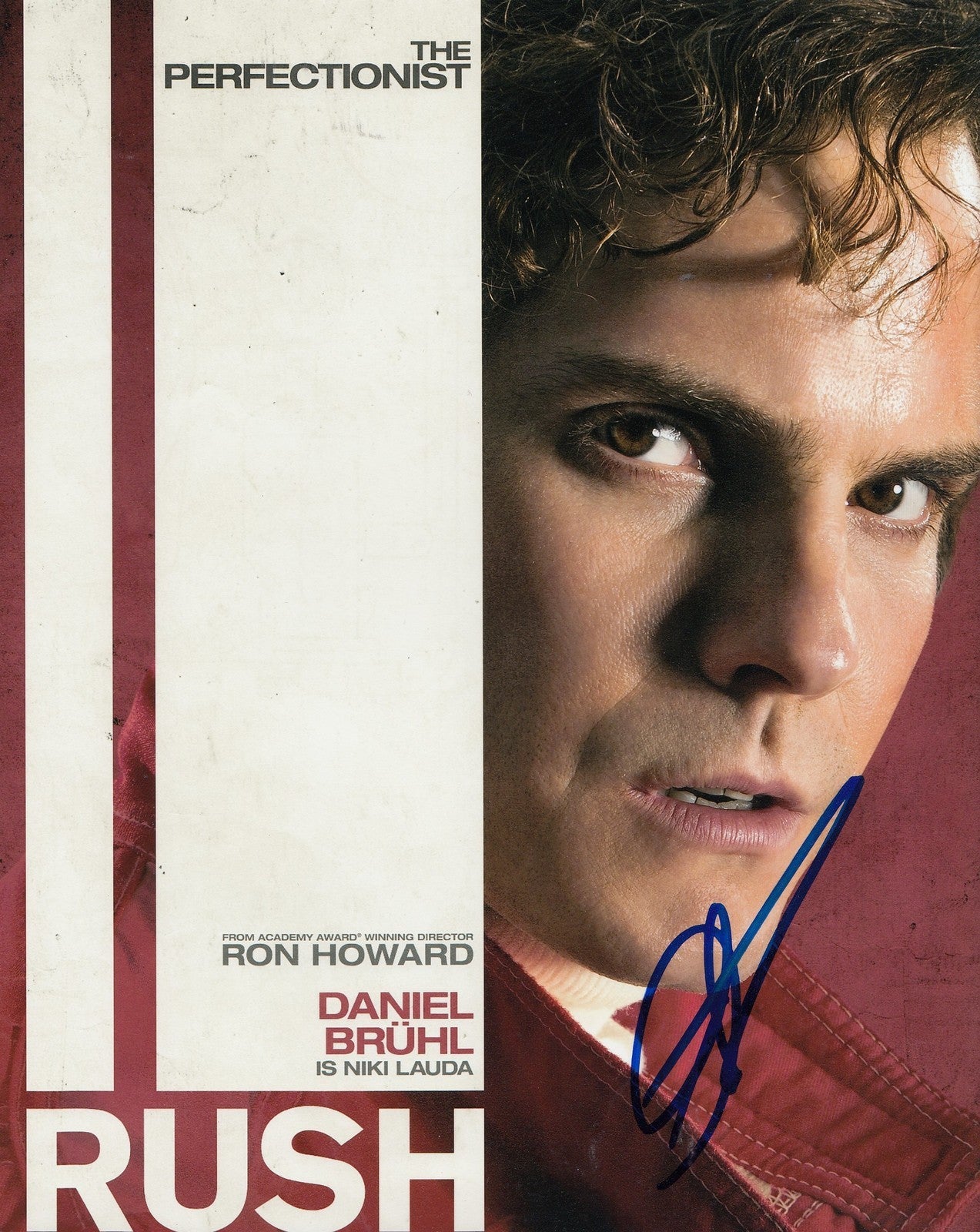 DANIEL BRUHL signed *RUSH* Niki Lauda RACING 8X10 photo W/COA autographed #2