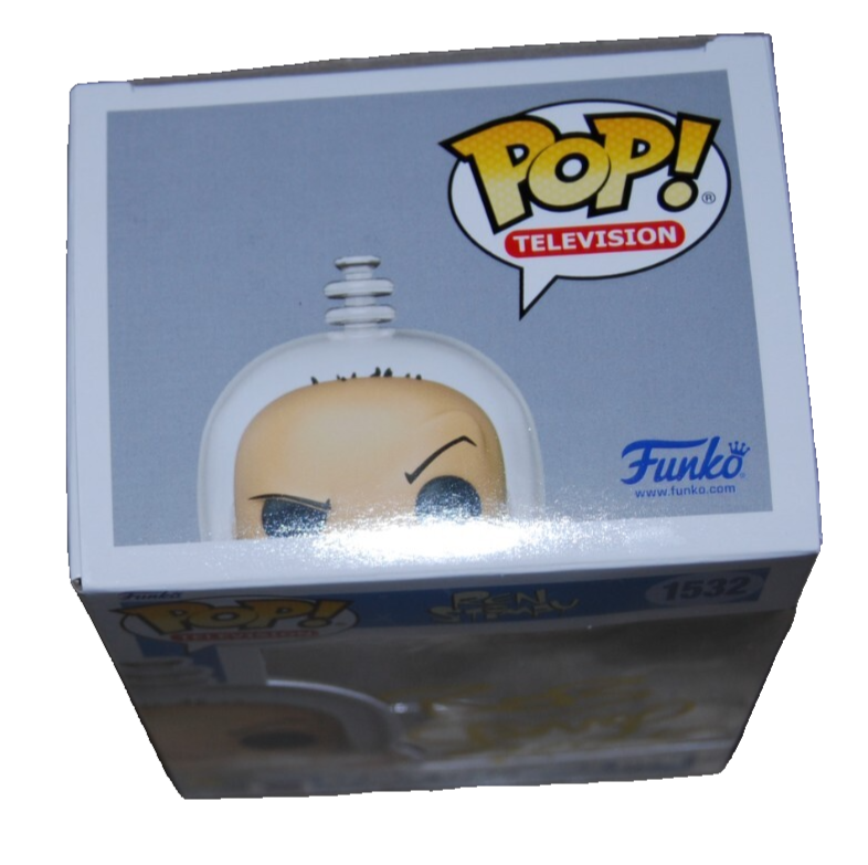 BOB CAMP signed (REN & STIMPY) Space Madness Ren Funko pop #1532 BECKETT BS38063