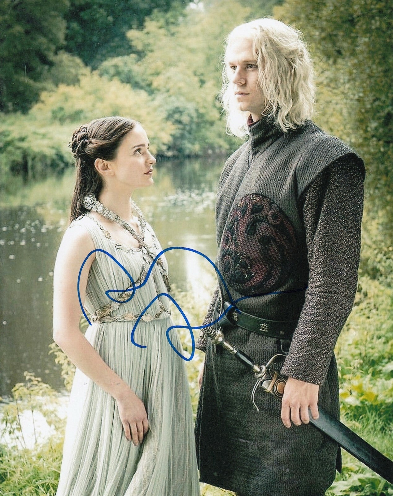 AISLING FRANCIOSI signed (GAME OF THRONES) GOT 8X10 photo *Lyanna Stark* W/COA C