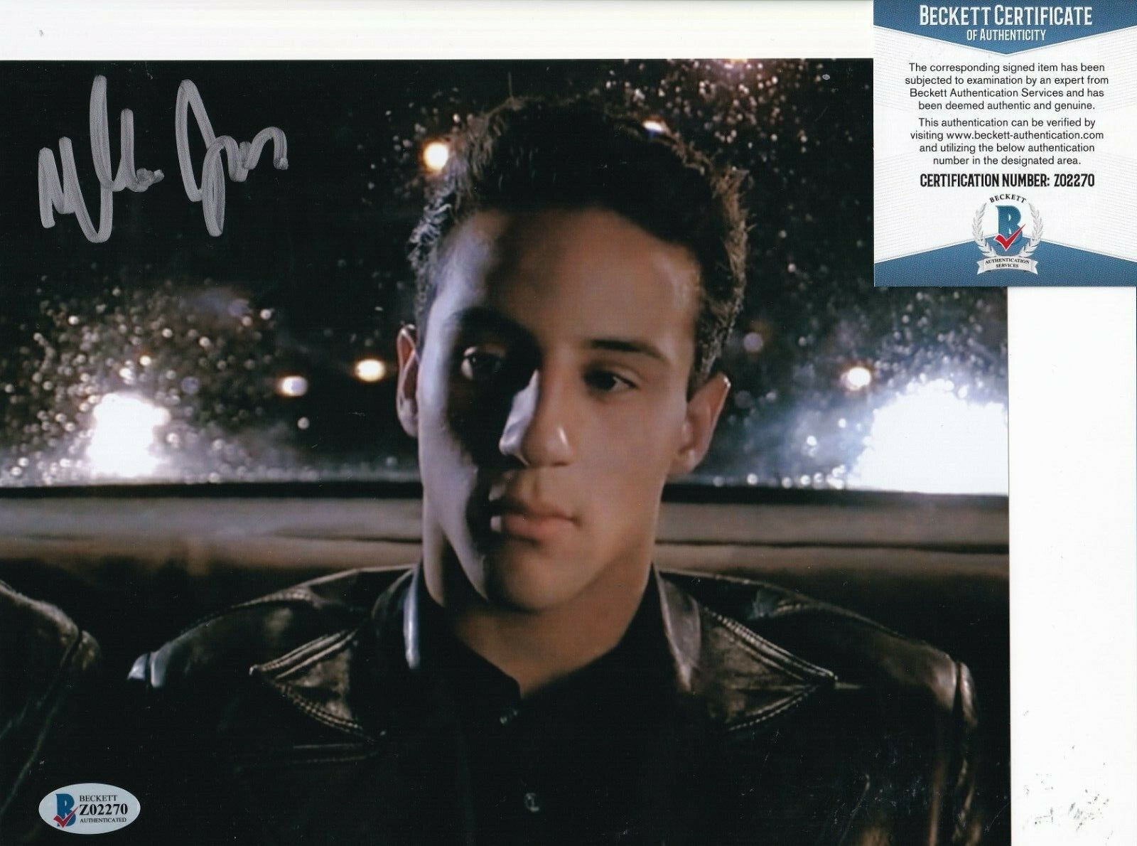 LILLO BRANCATO signed (A BRONX TALE) Calogero 8X10 photo BECKETT BAS Z02270