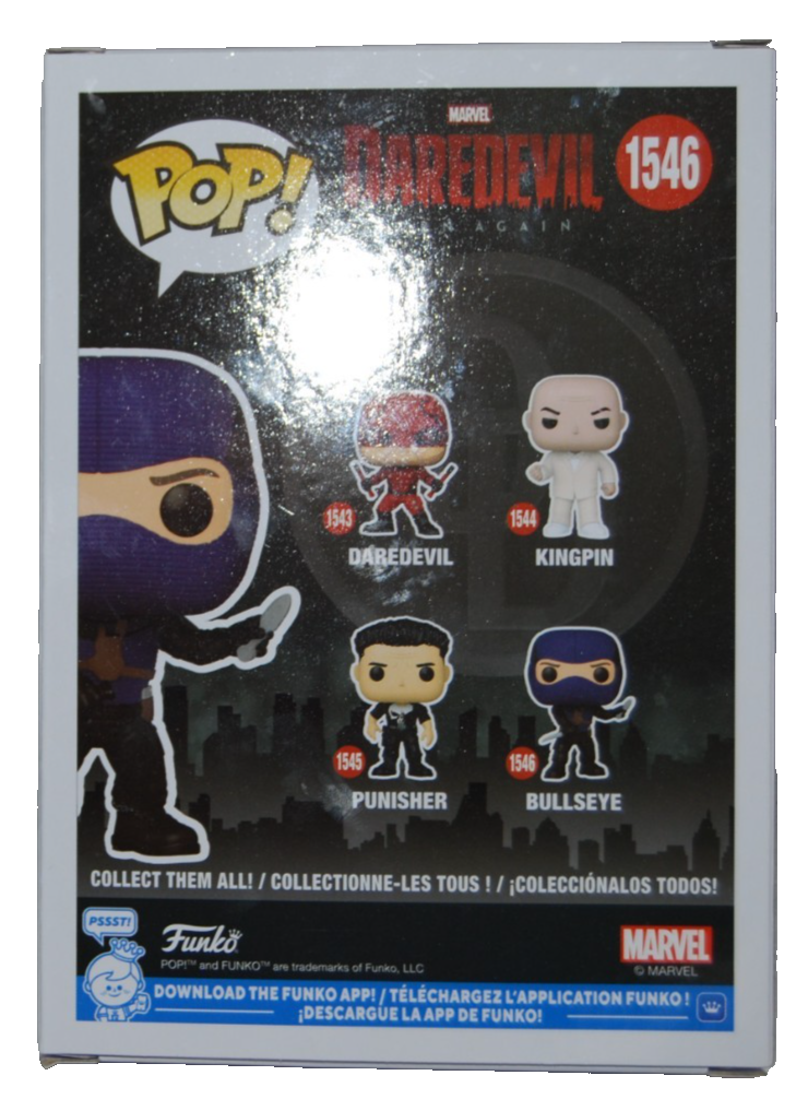 WILSON BETHEL signed (DAREDEVIL) BULLSEYE Funko Pop #1546 BECKETT BY085865