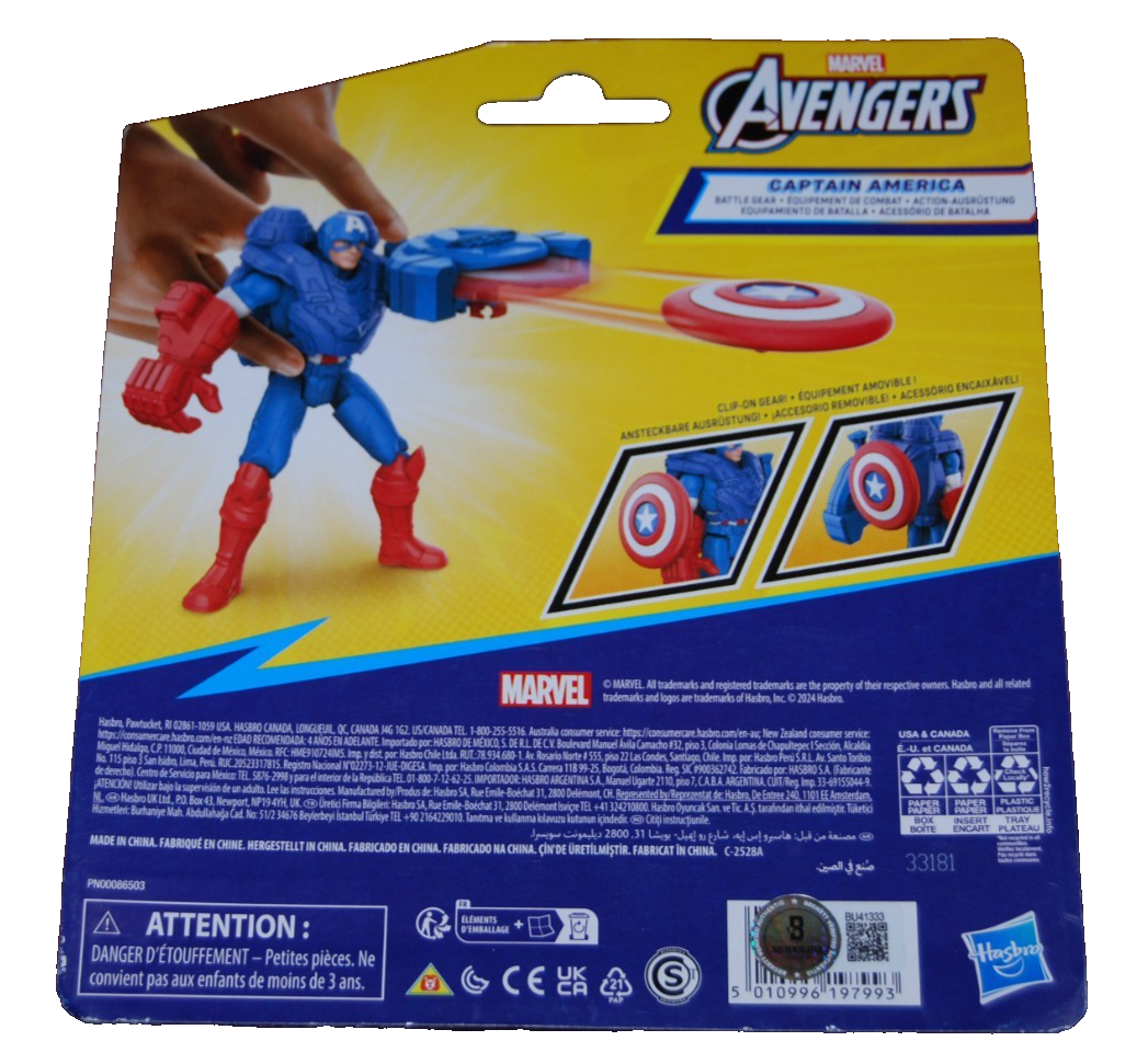 ROBERT O'NEILL signed (CAPTAIN AMERICA) Navy Seal Bin Laden toy BECKETT BU41333