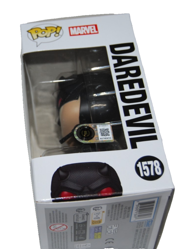 CHARLIE COX signed (DAREDEVIL) Marvel Funko Pop #1578 BECKETT BY085871