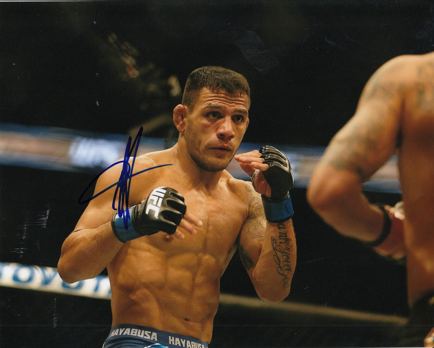 RAFAEL DOS ANJOS signed (UFC) MMA FIGHTING RDA Welterweight 8X10 photo W/COA #2