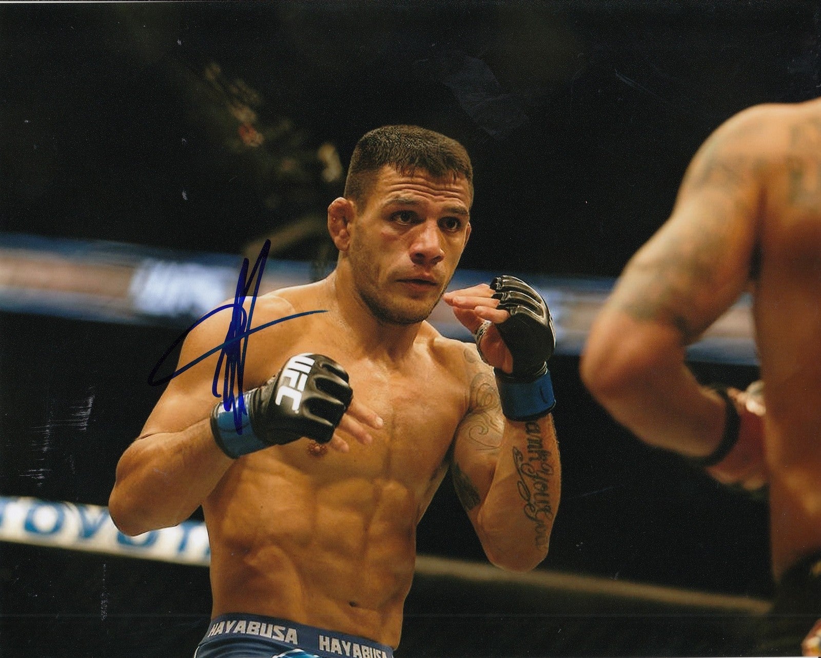 RAFAEL DOS ANJOS signed (UFC) MMA FIGHTING RDA Welterweight 8X10 photo W/COA #2
