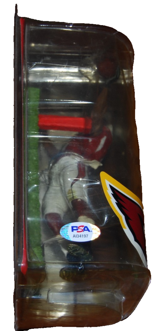 LARRY FITZGERALD signed (ARIZONA CARDINALS) 2008 McFarlane Figurine PSA/DNA