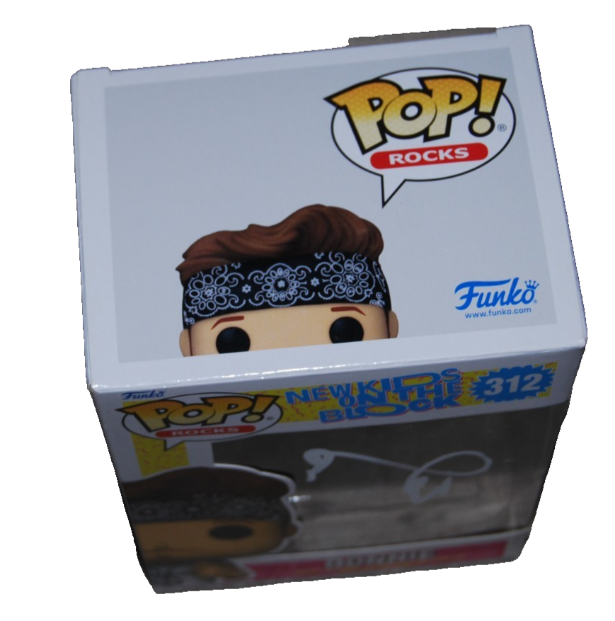 DONNIE WAHLBERG signed (NEW KIDS ON THE BLOCK) #312 Funko Pop BECKETT BU41135