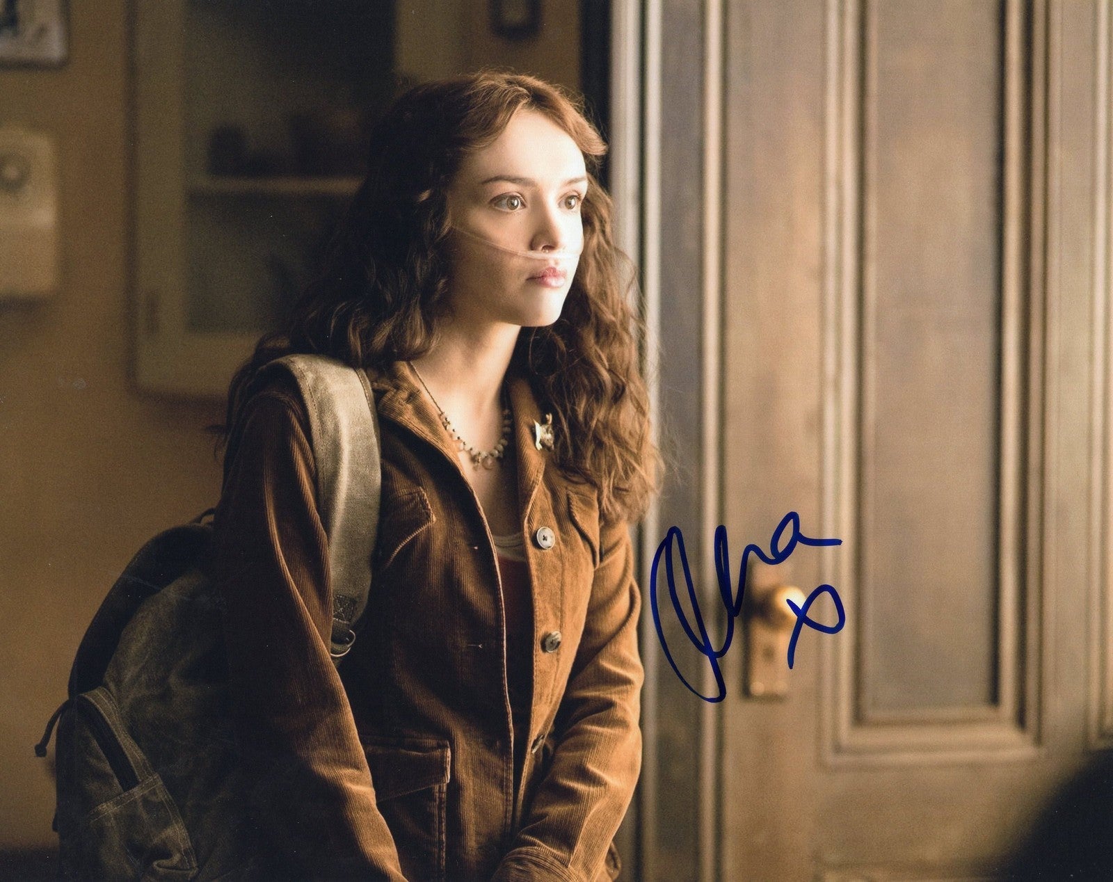 Olivia Cooke Signed 8x10 Photo w/COA Bates Motel Emma De Cody #5