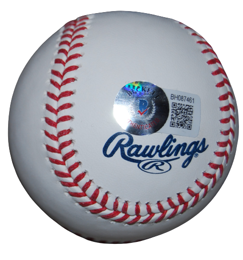 GOOSE GOSSAGE signed (HALL OF FAME LOGO) Yankees baseball BECKETT BAS BH087461